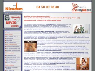 Déménagement Annecy : demenagement Nicodem Garde-meuble en Savoie, 73, Haute-Savoie 74 demenageur annecy