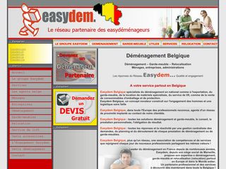 Demenagement et garde-meubles Belgique, devis de déménagement Belgique