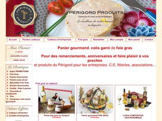 Foie gras du Périgord vente en ligne coffret cadeau panier gourmand, foie gras et panier garni noel