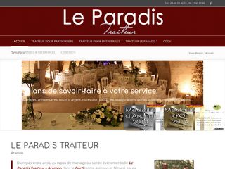 Traiteur Avignon : Le Paradis traiteur organisation évènements, mariage, livraison de plateaux repas et service traiteur, entre Avignon et nîmes Gard (30)