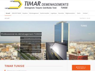 Déménagement France Tunisie TIMAR Tunisie déménageur internationnal Easydem.com déménagement et garde-meuble Tunis