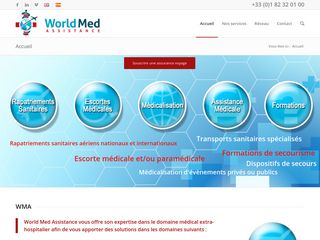 WMA Rapatriements sanitaires aériens et ambulance médicalisée